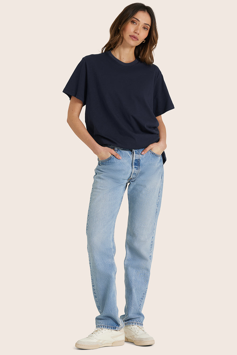 Klassisches Daily Boyfriend-T-Shirt aus Baumwolle – Spades