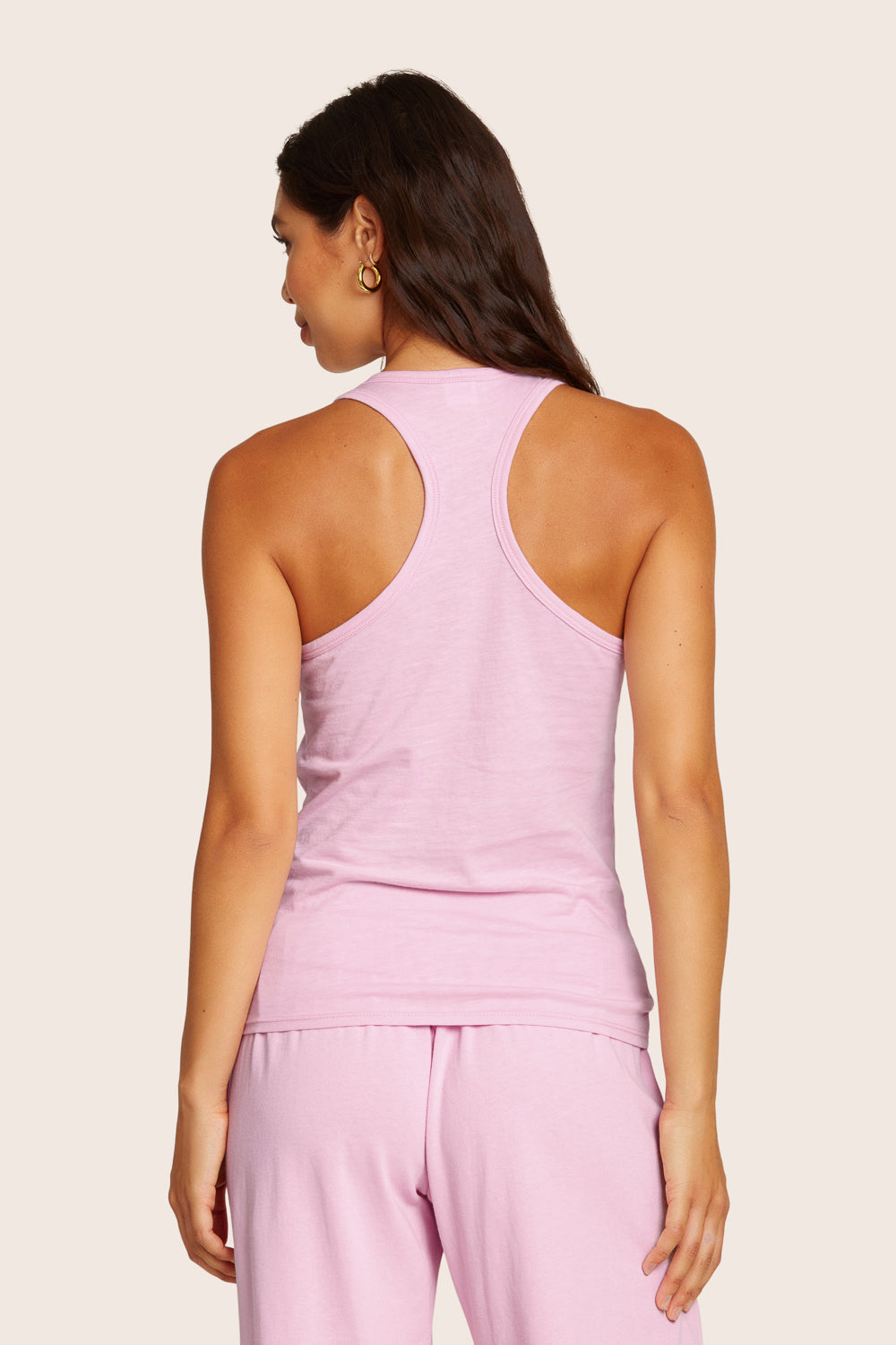 Klassisches Baumwoll-Daily-Racer-Tanktop – Primel