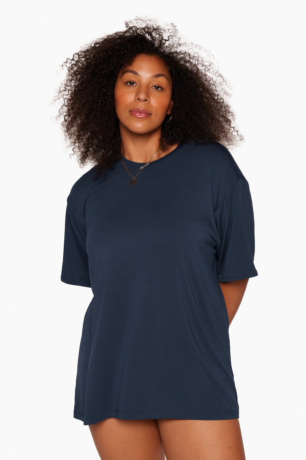 Sleep-Oversize-Boyfriend-Schlaf-T-Shirt – Oxford