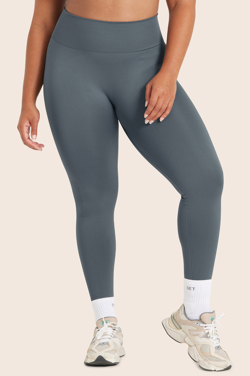 Power-Leggings – Schiefer
