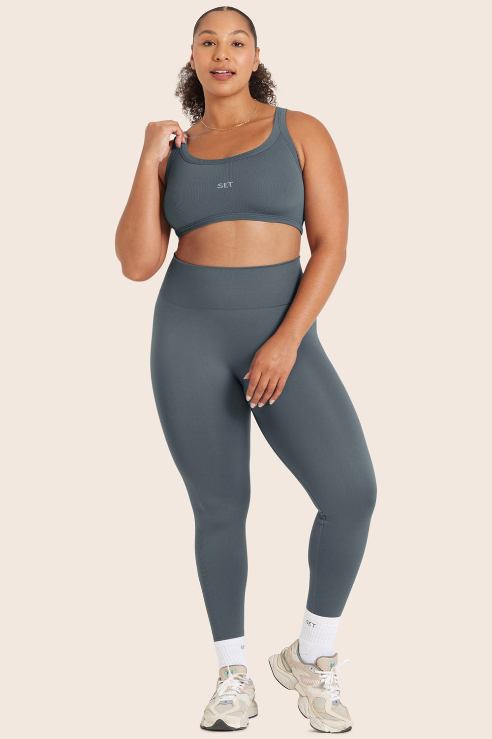 Power-Leggings – Schiefer
