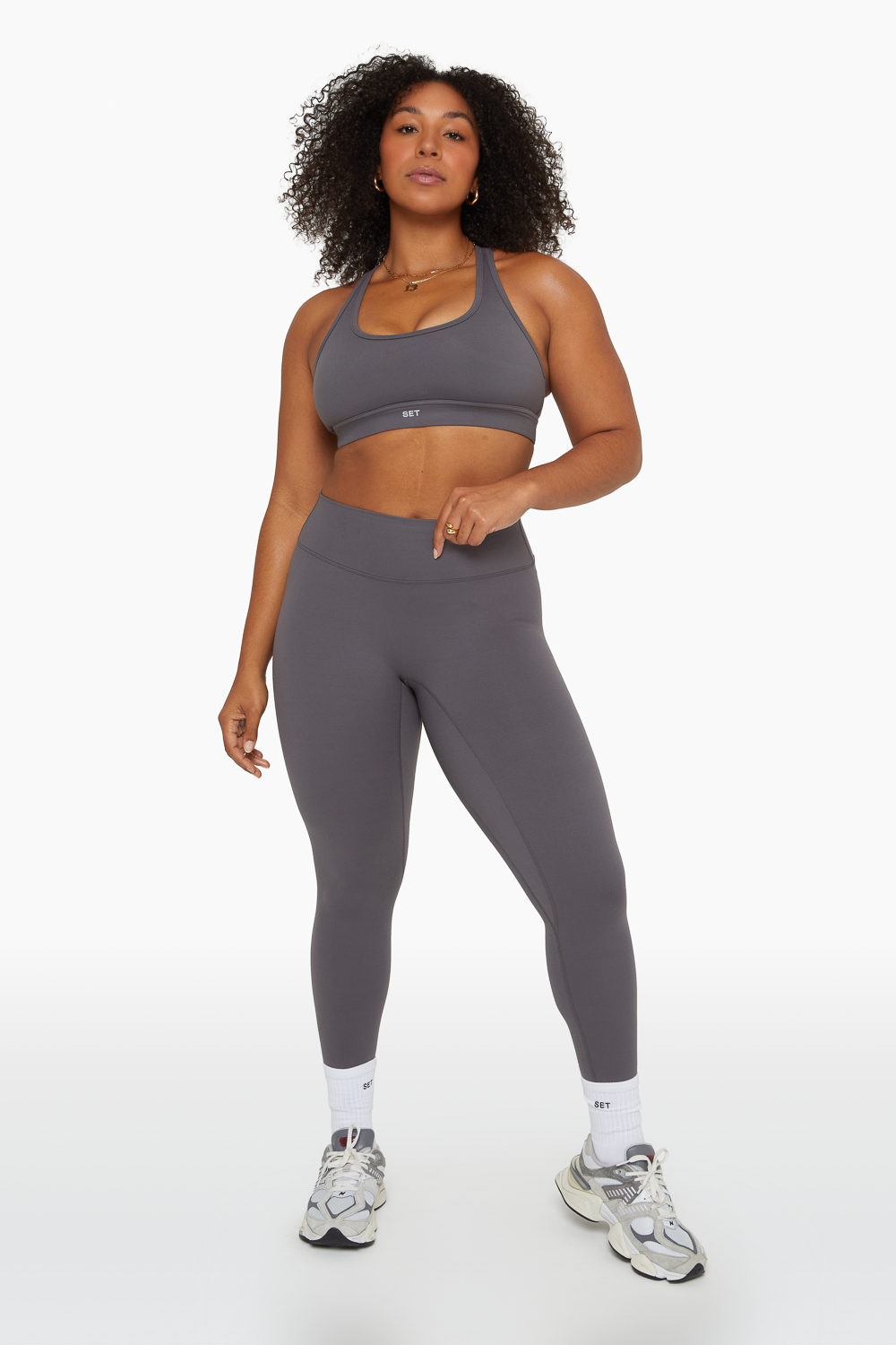 Wolken-Leggings – Graphit