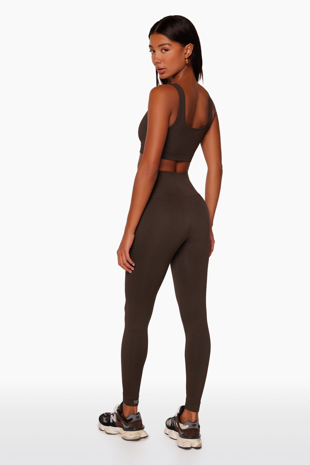 Power-Leggings – Espresso