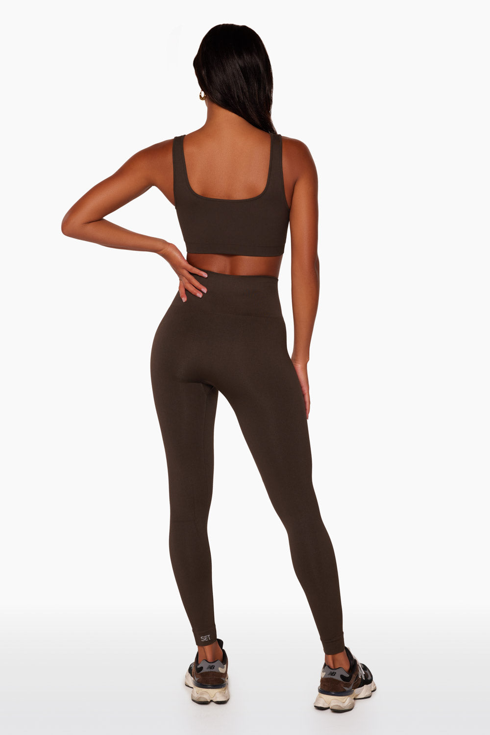 Power-Leggings – Espresso