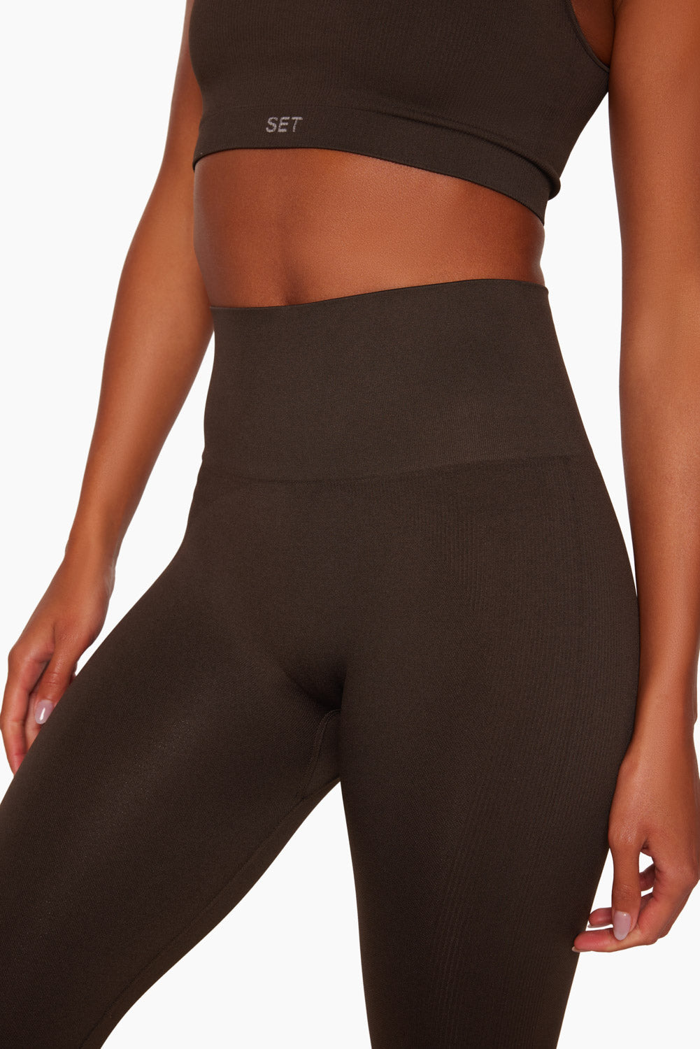 Power-Leggings – Espresso